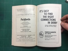 Ed J Burrow Derby Reference Map circa 1972