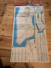 Vintage Rand McNally New York City Street Guide and Map