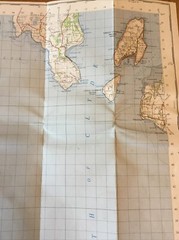 1960 Ordnance Survey One Inch Seventh Series Cloth Map 66 Isle Of Arran