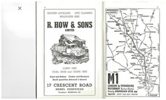 HEMEL HEMPSTEAD Rural District map by BARNETT’S – circa 1963