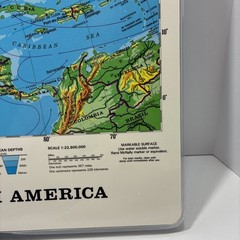 17″ x 22″ Rand McNally Markable Map of North America Two-Sided Pre-owned