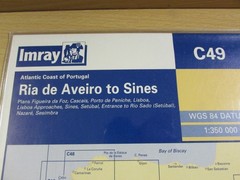*LOOK* Amazing Cond IMRAY Folding Map C49 RIA DE AVEIRO TO SINES (Portugal)