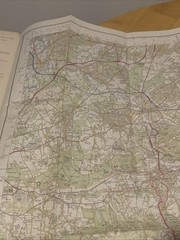 Ordnance Survey Landranger 187 Dorking Reigate Crawley Map 1985 OS 1:50,000