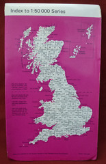 ORDNANCE SURVEY 1:50,000 MAP – OKEHAMPTON AND NORTH DARTMOOR – SHEET 191 – 1974