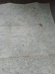 2 VINTAGE TOWN PLANS BRADFORD GEOGRAPHIA & BACON both fragile