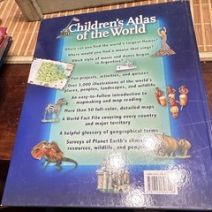 Weldon Owen Children’s Atlas of the World Hardcover Atlas 2002 English