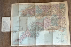 The Safety Cycling Map of England, early 1900s vintage