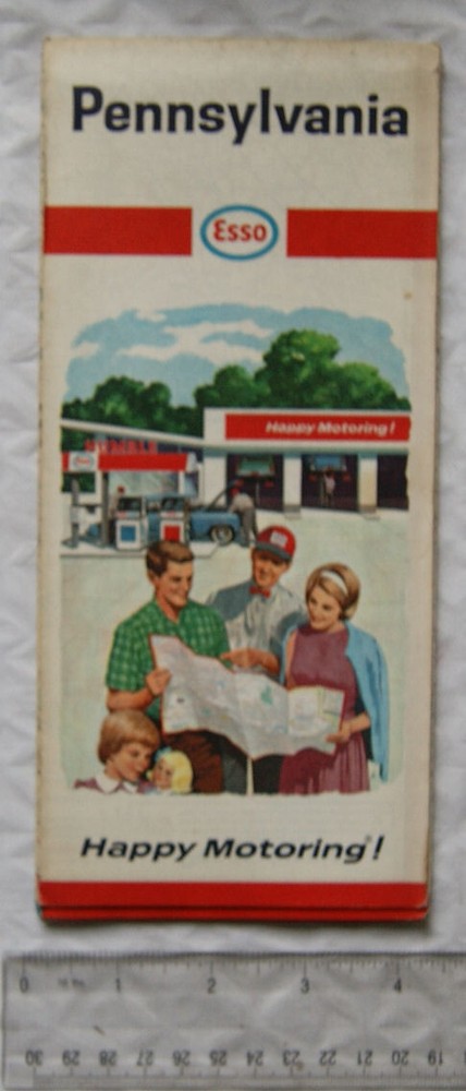 1965 Esso map – Pennsylvania
