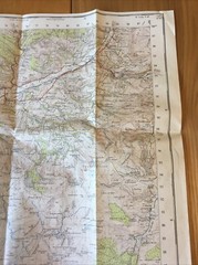 1952 Ordnance Survey One Inch Seventh Series Map 127 Aberystwyth (incl Towyn )
