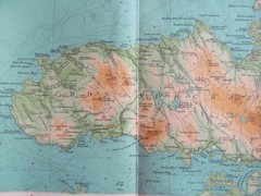 VINTAGE BARTHOLOMEW’S MAP ARISAIG & LOCHABER REVISED HALF-INCH CONTOURED 1947