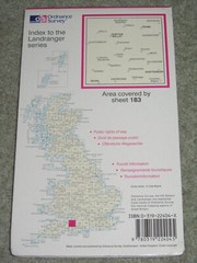 OS Ordnance Survey Landranger Map Sheet 183 Yeovil & Frome – 1999