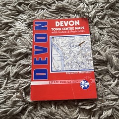 Tourist Guide Visitor Street Maps Atlas Red Book Devon Maps