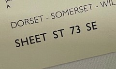OS, 6 Inch to 1 Mile Map, sheet ST 73 SE, Somerset, Pen Selwood area,1985