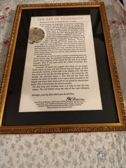 The Art of Pilgrimage: Framed Artwork. 13 1/2 By 10 Inch’s￼