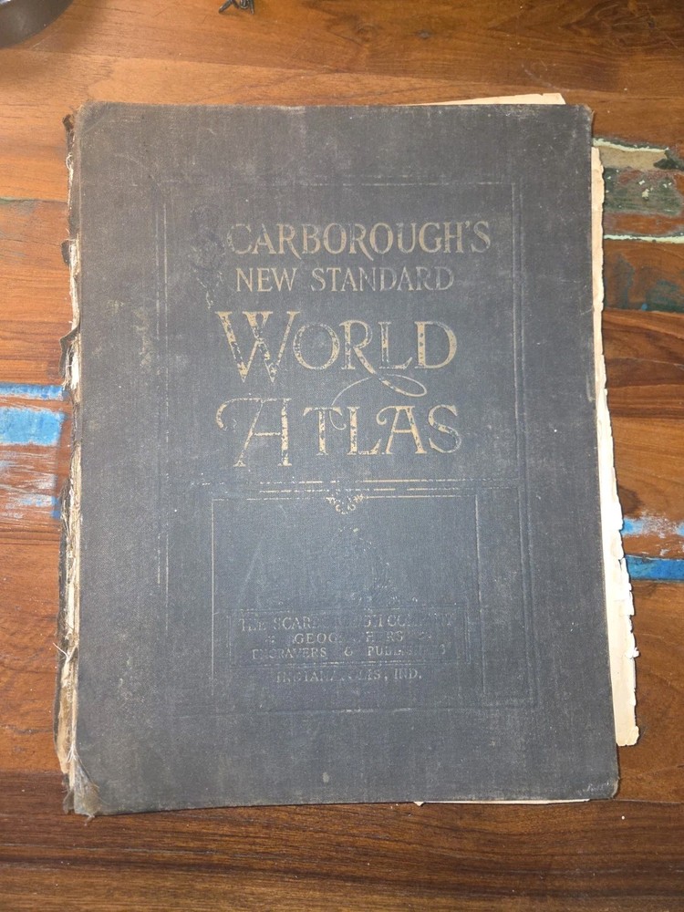 Scarborough’s New Standard World Atlas – New Census Edition 1911/1912