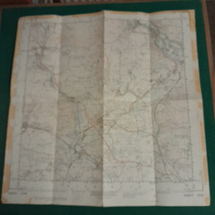 ORDNANCE SURVEY FIRST SERIES 1:25.000 SHEET ST 08 PONTYPRIDD 1950