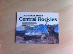 Vintage NAT GEO Illustrated Map – The Making of America: Central Rockies 1984