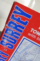 Surrey Town Centre Maps With Index and Postcodes