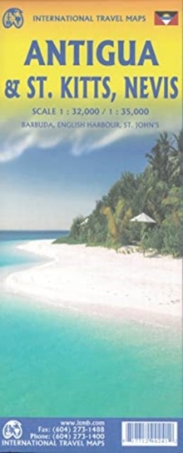 Antigua / St. Kitts / Nevis (Sheet map, folded)