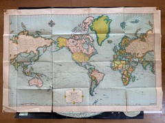 Mr Pickwicks Map portfolio World Space Moon Rand McNally Telegraph Sky Night (M)