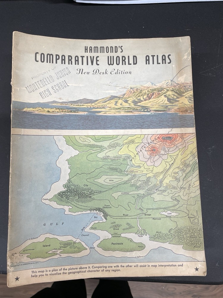 Hammond’s Comparative World Atlas New Desk Edition Paperback