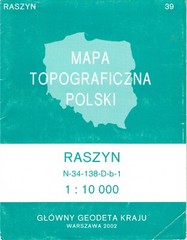 POLAND : MAP OF RASZYN