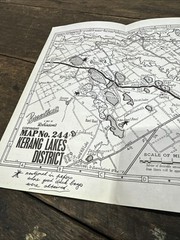 Broadbent’s Kerang Lakes District No.244 Vintage Map 1960’s