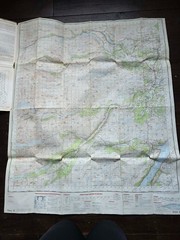 Vintage OS Ordnance Survey 1″ map – Sheet 27 Strathpeffer – 1968 edition