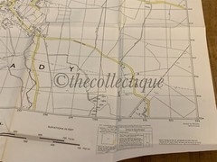 MOD MINISTRY OF DEFENCE MILITARY CLADY MAP-NORTHERN IRELAND