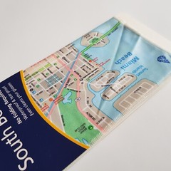 Rand McNally Miami South Beach Cloth Map USA Florida waterproof clean glasses