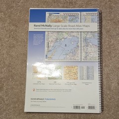 Rand McNally 2025 Large Scale Road Atlas Spiral Bound US Canada Mexico