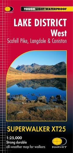 Harvey Maps Lake District West (Map) Superwalker XT25