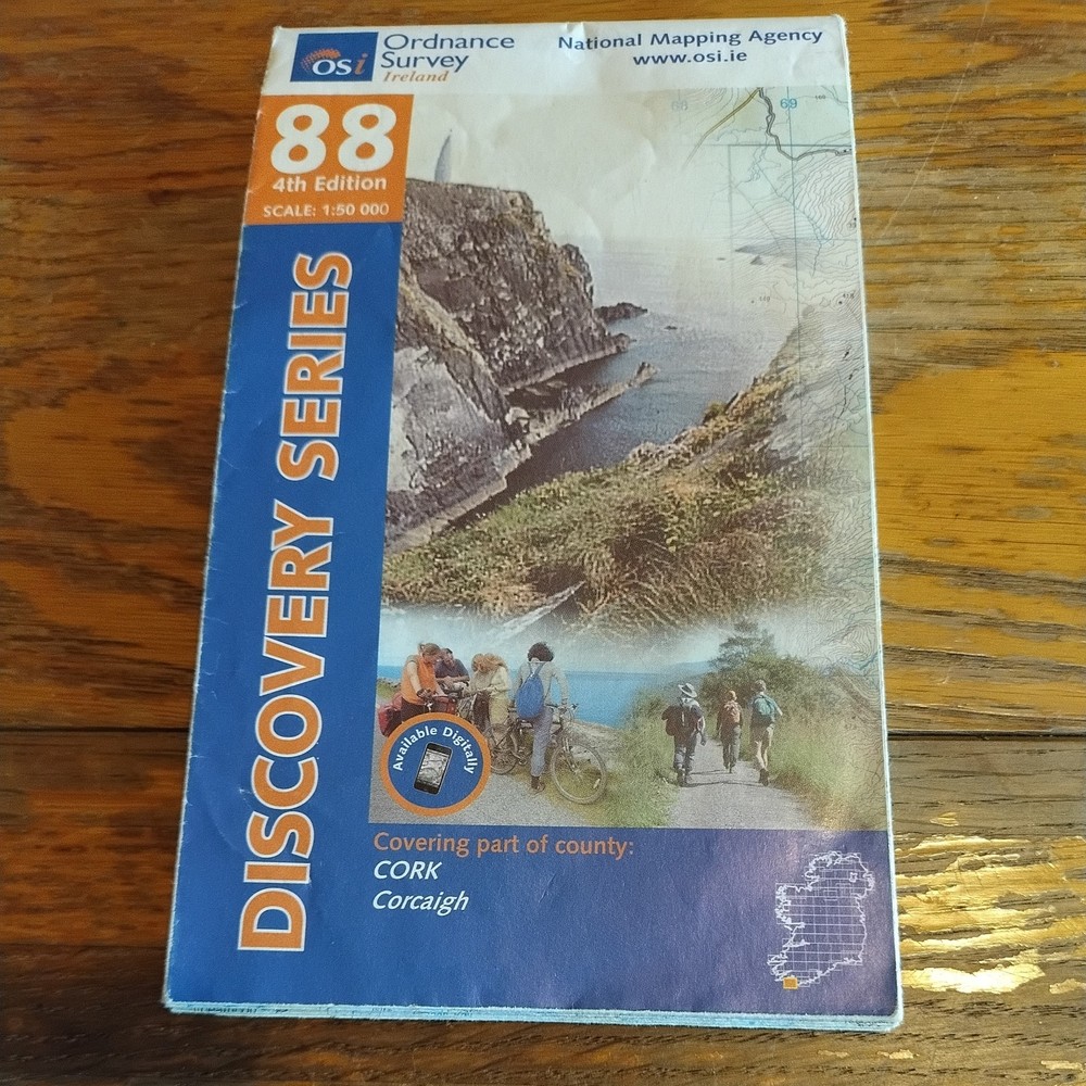 County Cork OS Discovery – sheet 88 – map