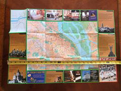 Kyiv Kiev Ukraine pocket guide, map year 2011 places to visit, metro underground