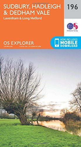 Sudbury, Hadleigh & Dedham Vale Map | La… by Ordnance Survey Sheet map, folded