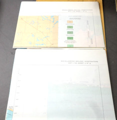 1973 USGS HydroGeology Permain-Tertiary Oklahoma Panhandle Geo Map 1-738, 2 Maps