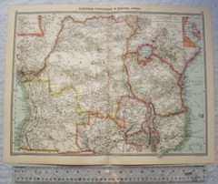 c1907 Harmsworth Plate No. 143-155 European Possessions in Central Africa