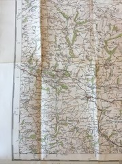 1934 Ordnance Survey One Inch Fifth Edition Cloth Map 119 Exmoor (incl Dulverton