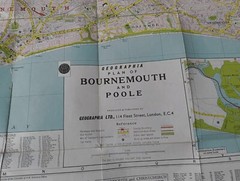 Bournemouth And Poole Geographia large scale street plan