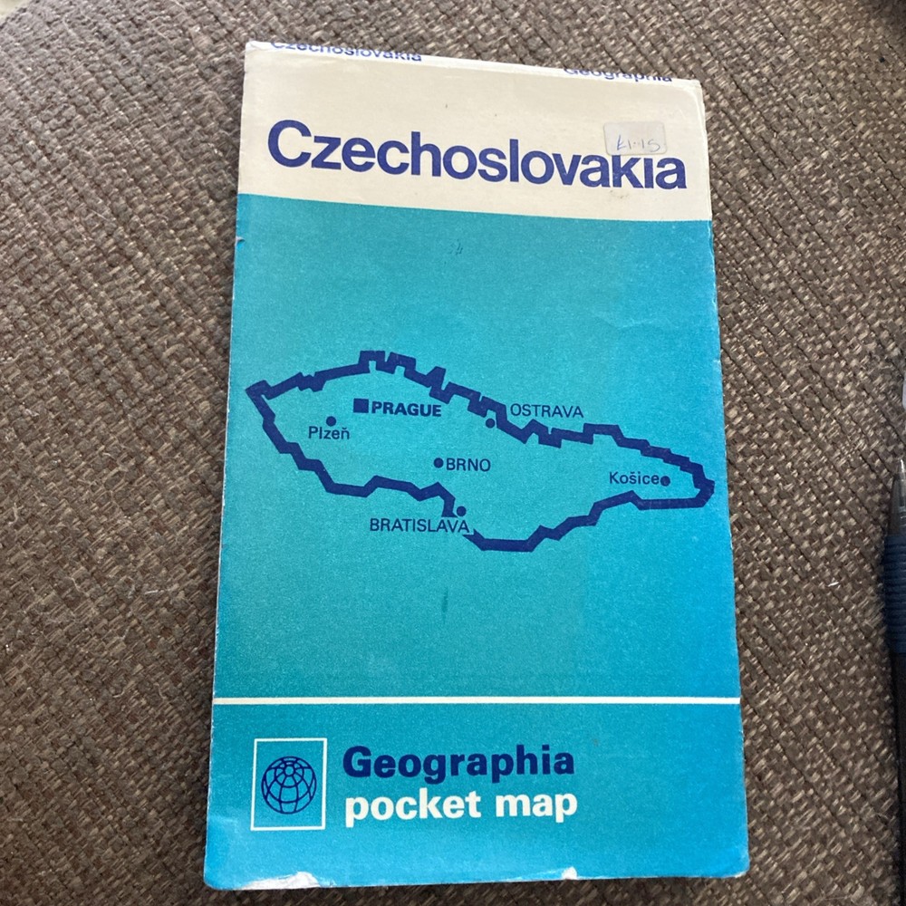 Geographia – Czechoslovakia pocket map