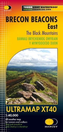 Harvey Maps Brecon Beacons East (Map) Ultramap