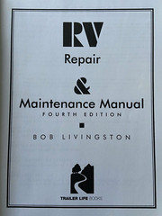 RV Repair and Maintenance Manual: Updated and Expanded by Bob Livingston VGC