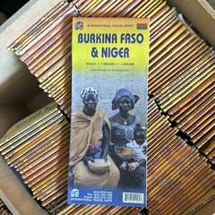 1. BURKINA FASO & NIGER TRAVEL REF. MAP By Itmb Canada & Lan Joyce **BRAND NEW**