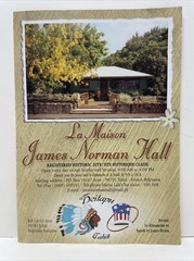 La Maison James Norman Hall Tahiti Historic Site Pamphlet