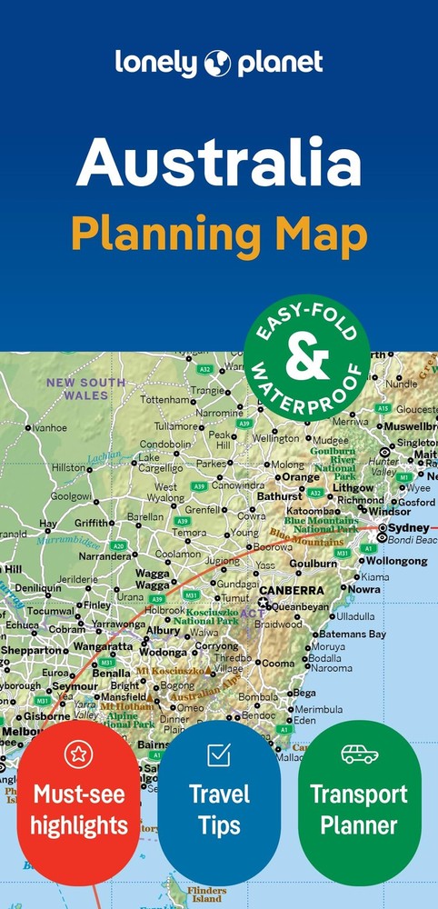 Lonely Planet Lonely Planet Australia Planning Map (Map) Map (UK IMPORT)