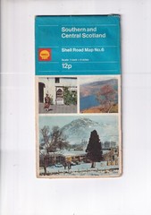 SHELL ROAD MAP No.6 – Southern & Central Scotland (1971)