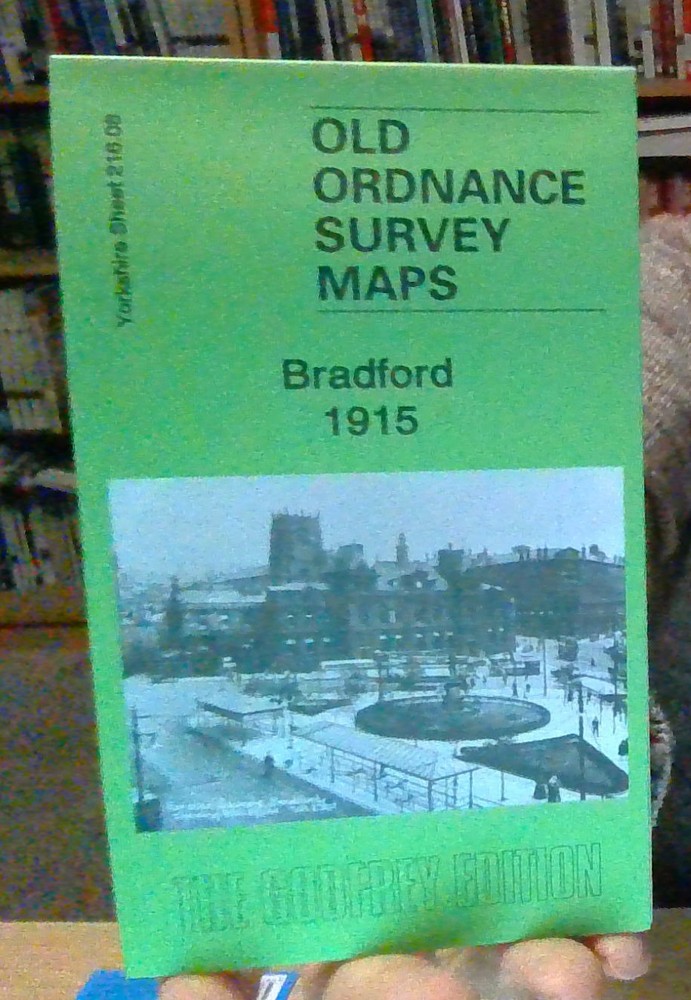 MAP OF Bradford 1915 Yorkshire Sheet 216.08b by Alan Godfrey NEW 9781787215962