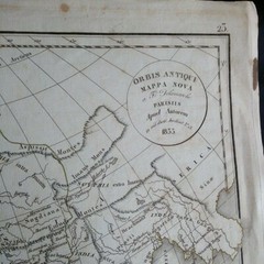 Map Orbis Antiqui Mappa Nova A F Delamarche 1833