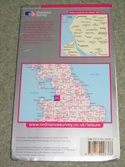 OS Ordnance Survey Landranger Map Sheet 108 Liverpool, Southport & Wigan – 2010