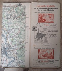 1927 Vintage Michelin Map No. 3 Belgium, Bruxelles – Liege